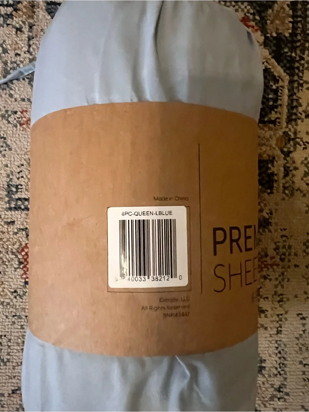 Premium Light Blue 6-Piece Sheet Set by